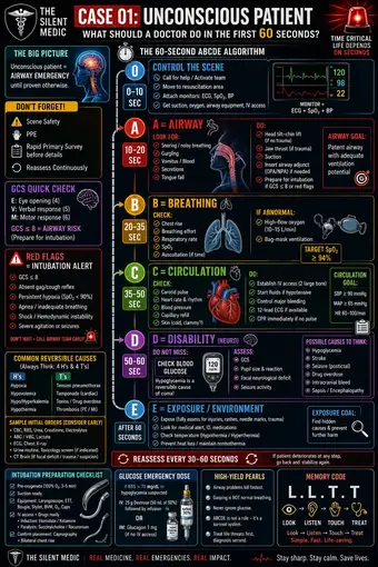 One-pager preview: Approach to the Unconscious Patient