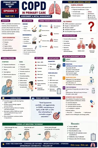 One-pager preview: COPD Exacerbation in the PHC