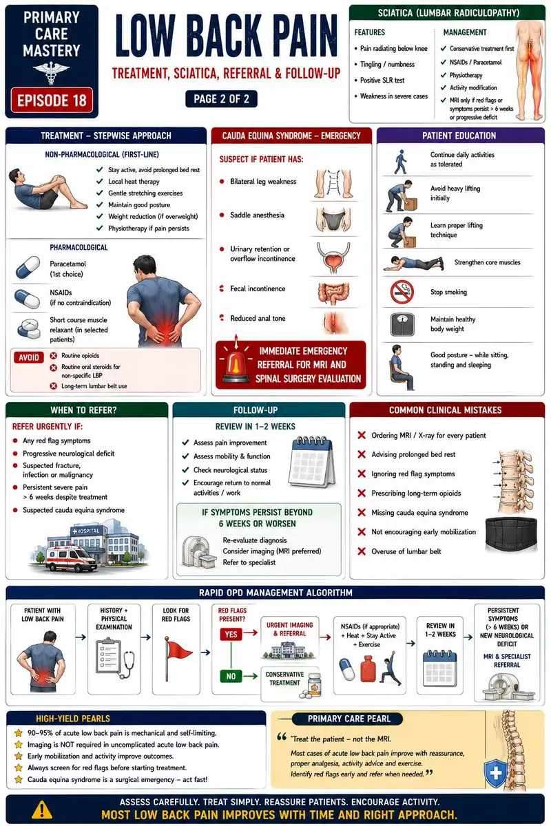 One-pager: Lower Back Pain in the PHC (page 2 of 2)