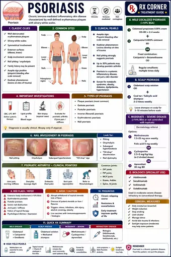 One-pager preview: Psoriasis: Rx