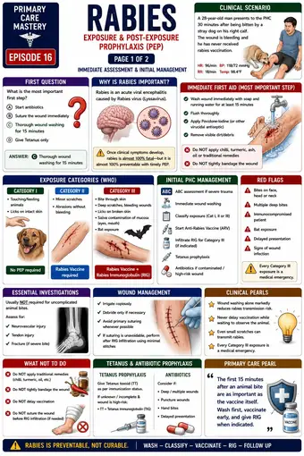 One-pager preview: Rabies Exposure in the PHC