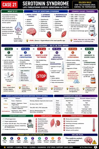 One-pager preview: Serotonin Syndrome