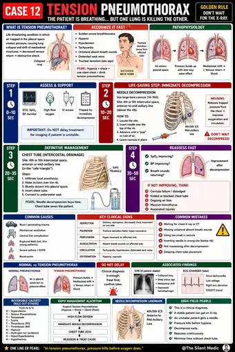 One-pager preview: Tension Pneumothorax