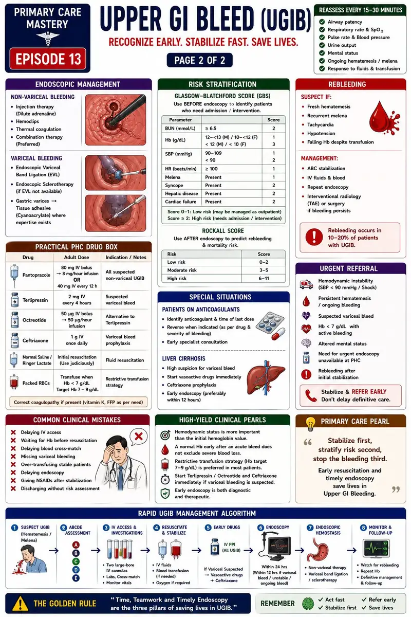 One-pager: Upper GI Bleed in the PHC (page 2 of 2)
