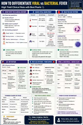 One-pager preview: Viral vs Bacterial Infection